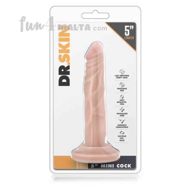 Dr. Skin Realistic 5 Inch Cock with Suction Base  -Price Cut-